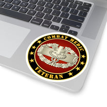 Load image into Gallery viewer, Kiss-Cut Stickers - Army - Combat Medic Veteran