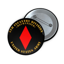Load image into Gallery viewer, Custom Pin Buttons - Army - 5th Infantry Division - US Army