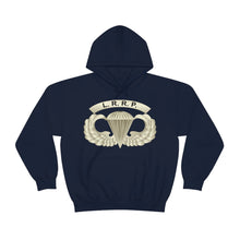 Load image into Gallery viewer, Unisex Heavy Blend Hooded Sweatshirt - Army - LRRP - Basic Airborne Badge w LRRP Tab X 300