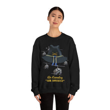 Load image into Gallery viewer, Unisex Heavy Blend Crewneck Sweatshirt - Army - Cavalry Hat - Air Assault w Branch w Slicks
