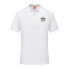 Load image into Gallery viewer, Custom Shirts Men's White Classic Polo Shirt Offset Heat Transfer Print - Army - Landstuhl Regional Medical Center - Landstuhl Germany