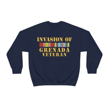 Load image into Gallery viewer, Unisex Heavy Blend Crewneck Sweatshirt - Army - Grenada Invasion Veteran w EXP SVC