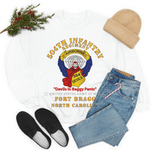 Load image into Gallery viewer, Unisex Heavy Blend Crewneck Sweatshirt - Army - 504th Infantry Regiment - Devils - FBNC X 300
