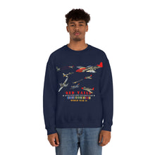 Load image into Gallery viewer, Unisex Heavy Blend Crewneck Sweatshirt - Army - AAC - 332nd Fighter Group - Red Tails - At War