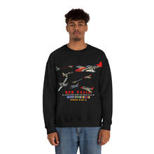 Load image into Gallery viewer, Unisex Heavy Blend Crewneck Sweatshirt - Army - AAC - 332nd Fighter Group - Red Tails - At War