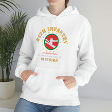 Load image into Gallery viewer, Unisex Heavy Blend Hooded Sweatshirt - Army - 84th Infantry Division - The Railsplitters wo DS X 300