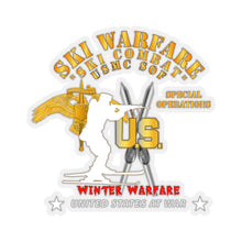 Load image into Gallery viewer, Kiss-Cut Stickers - SOF - USMC Special Operations - Ski Warfare - Ski Combat - Winter Warfare X 300