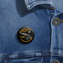 Load image into Gallery viewer, Custom Pin Buttons - Army - Artillery - Honest John Rocket - MGR1