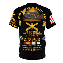 Load image into Gallery viewer, Unisex All Over Print - Army - 2nd Battalion, 18th Artillery Butzbach, Germany with COLD SVC - M115, 8 Inch Firing
