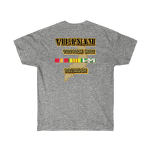 Load image into Gallery viewer, Unisex Ultra Cotton Tee - 5th Special Forces Group (Airborne) Beret/Dagger - Vietnam Veteran with Vietnam Map