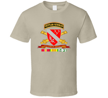 Load image into Gallery viewer, Army - 7th Field Artillery W Br - Ribbon Vn Svc Vet Tab - T-Shirts - Classic