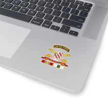 Load image into Gallery viewer, Kiss-Cut Stickers - Army - 8th Field Artillery w Br - Ribbon COLD WAR Vet Tab