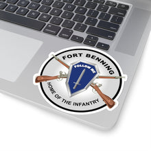 Load image into Gallery viewer, Kiss-Cut Stickers - Army - Fort Benning, GA - Home of the Infantry