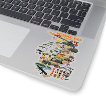 Load image into Gallery viewer, Kiss-Cut Stickers - Map - Vietnam Units -with Wpns - Equipment