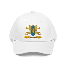 Load image into Gallery viewer, Unisex Twill Hat - Army - 4th Cavalry Regiment w Br - Ribbon - Direct to Garment (DTG) Printing