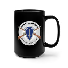 Load image into Gallery viewer, Black Mug 15oz - Army - Fort Benning, GA - Home of the Infantry