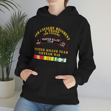 Load image into Gallery viewer, Unisex Heavy Blend Hooded Sweatshirt - Army - F Troop 4th Cav - Hunter Killer w Vietnam War SVC