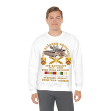 Load image into Gallery viewer, Unisex Heavy Blend Crewneck Sweatshirt - Army - 2nd Bn 83rd Artillery w M110 - Budingen Germany w COLD SVC