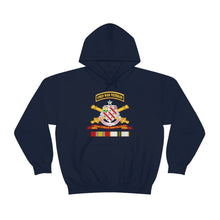 Load image into Gallery viewer, Unisex Heavy Blend Hooded Sweatshirt - Army - 8th Field Artillery w Br - Ribbon COLD WAR Vet Tab