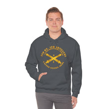 Load image into Gallery viewer, Unisex Heavy Blend™ Hooded Sweatshirt - Army - 2nd Bn 4th Field Artillery Regt - 105mm w Arty Br