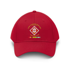 Load image into Gallery viewer, Twill Hat - Army - 18th Engineer Brigade Vietnam - Vietnam War w SVC - Hat - Direct to Garment (DTG) - Printed