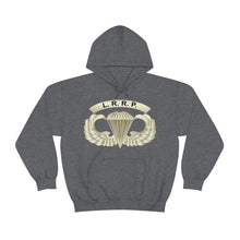 Load image into Gallery viewer, Unisex Heavy Blend Hooded Sweatshirt - Army - LRRP - Basic Airborne Badge w LRRP Tab X 300