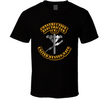 Load image into Gallery viewer, Navy - Rate - Construction Electrician - T-Shirts - Classic