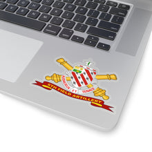 Load image into Gallery viewer, Kiss-Cut Stickers - Army - 8th Field Artillery w Br - Ribbon