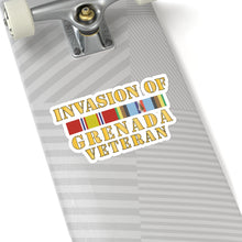 Load image into Gallery viewer, Kiss-Cut Stickers - Army - Grenada Invasion Veteran w EXP SVC
