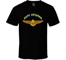 Load image into Gallery viewer, Emblem - Navy - Navy Aviator - T-Shirts - Classic