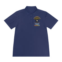 Load image into Gallery viewer, Men's Sport Polo Shirt - Army - 58th Infantry Platoon - Scout Dog - w CIB - VN SVC X 300