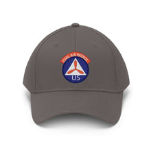 Load image into Gallery viewer, Twill Hat - CAP - Civil Air Patrol Insignia - Hat - Direct to Garment (DTG) - Printed