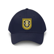 Load image into Gallery viewer, Unisex Twill Hat - 1st Special Forces Group (SFG) (Airborne) Flash with Crest - Direct to Garment (DTG) - Printed