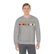 Load image into Gallery viewer, Unisex Heavy Blend Crewneck Sweatshirt - Navy - Cuban Missile Crisis w AFEM COLD SVC