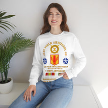 Load image into Gallery viewer, Unisex Heavy Blend Crewneck Sweatshirt - Army - 41st FA Group - Babenhausen, Germany w COLD SVC
