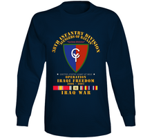 Load image into Gallery viewer, Army - 38th Infantry Division - W Iraq Svc Ribbons - Oif Long Sleeve