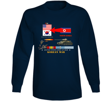Load image into Gallery viewer, Army - Korean War - Usa - South Korean Vs North Korea Long Sleeve