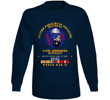 Load image into Gallery viewer, Army - 511th Pir 11th Airborne Div - Wwii W Pac - Phil Svc Long Sleeve
