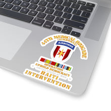 Load image into Gallery viewer, Kiss-Cut Stickers - Uphold Demo - 44th Medical Bde w Svc Ribbons