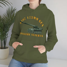 Load image into Gallery viewer, Unisex Heavy Blend™ Hooded Sweatshirt - Army - M107 - 175mm Gun - Artillery Veteran