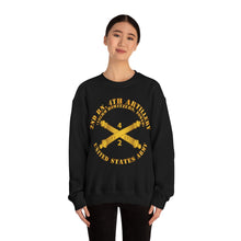 Load image into Gallery viewer, Unisex Heavy Blend Crewneck Sweatshirt - Army - 2nd Bn 4th Field Artillery Regt - 105mm w Arty Br