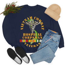 Load image into Gallery viewer, Unisex Heavy Blend Crewneck Sweatshirt - USN - USMC - Vietnam Combat Veteran Hospital Corpsman X 300