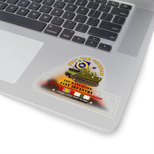 Load image into Gallery viewer, Kiss-Cut Stickers - Army - Cold War Vet - 1st Bn 41st Infantry - M113 APC w COLD SVC