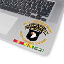 Load image into Gallery viewer, Kiss-Cut Stickers - Army - 58th Infantry Platoon - Scout Dog - w VN SVC
