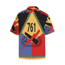 Load image into Gallery viewer, AOP Shirt - Army - 761st Tank Battalion SSI w Name Tape Men's All Over Print Hawaiian Shirt With Chest Pocket(ModelT58)