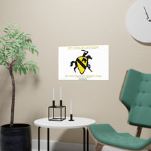 Load image into Gallery viewer, Horizontal Matte Poster - 1st Cavalry Division, 1st Heavy Brigade Combat Team - Ironhorse X 300