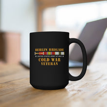 Load image into Gallery viewer, Black Mug 15oz - Army - Berlin Bde w OCCUPY COLD SVC Bar X 300