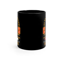 Load image into Gallery viewer, Black mug 11oz - Army - 1st Battalion 80th Artillery - 72nd FA Brigade - Aschaffenburg Federal Republic of Germany with COLD Service Ribbons