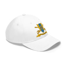 Load image into Gallery viewer, Unisex Twill Hat - Army - 4th Cavalry Regiment w Br - Ribbon - Direct to Garment (DTG) Printing