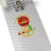 Load image into Gallery viewer, Kiss-Cut Stickers - USMC - Vietnam Combat Veteran - 1st Force Recon Co - FMFPAC
